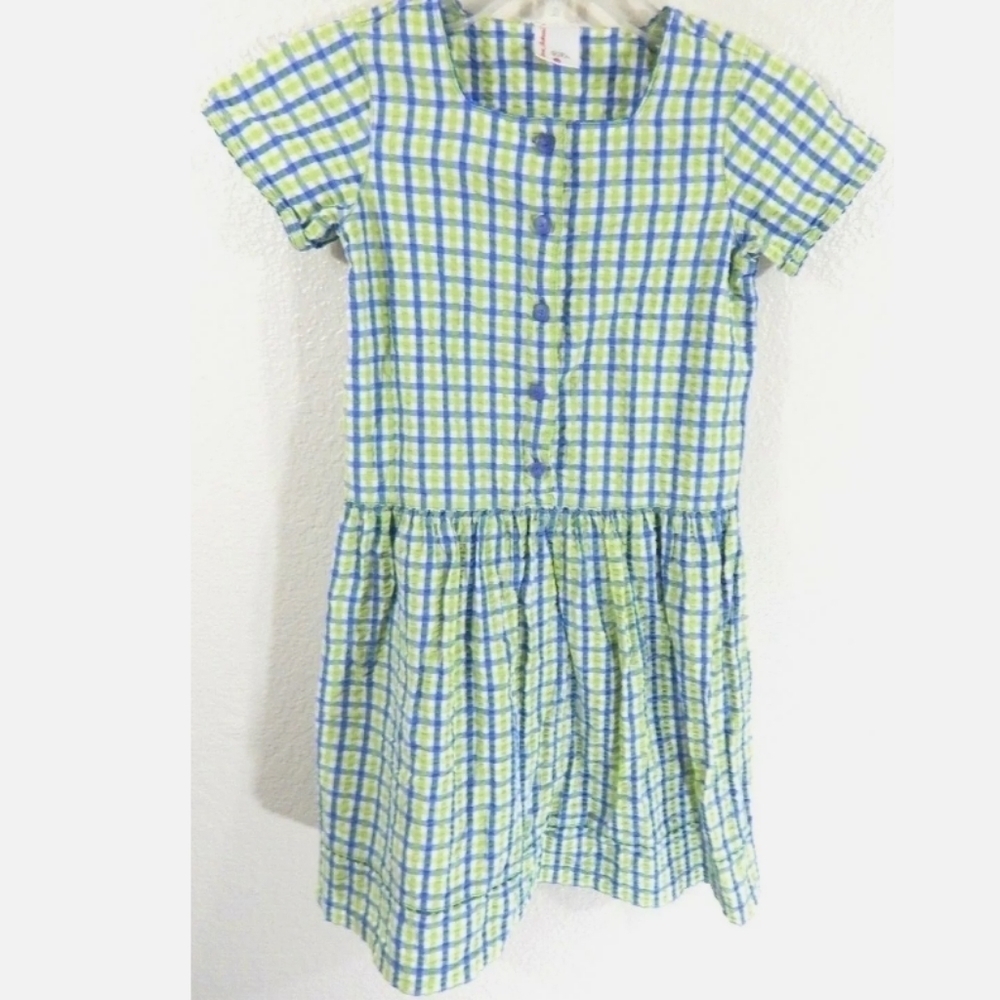 Hanna Andersson Plaid Seersucker Dress